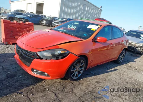 2015 Dodge Dart Sxt из США, поврежденный, VIN 1C3CDFBB9FD224697